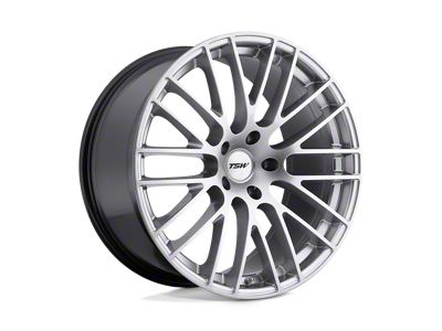 TSW MAX Hyper Silver Wheel; 19x9; 30mm Offset; 5x114.3mm Bolt Pattern; 76.10mm Hub Bore