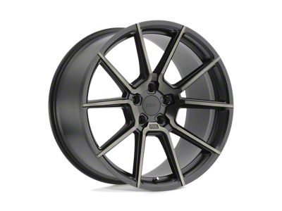 TSW Chrono Matte Black with Machine Face and Dark Tint Wheel; 19x9.5; 39mm Offset