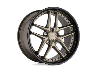 TSW Premio Matte Bronze with Gloss Black Lip Wheel; 19x8.5; 32mm Offset