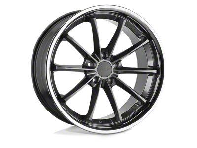 TSW Sweep Gloss Gunmetal with Stainless Lip Wheel; 19x9.5; 40mm Offset
