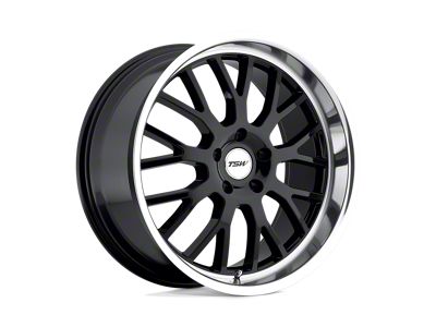 TSW Tremblant Gloss Black with Mirror Cut Lip Wheel; 20x10; 25mm Offset