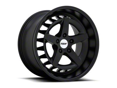 TSW Degner Semi Gloss Black Wheel; 18x8.5; 40mm Offset