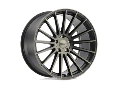 TSW Luco Matte Black with Machine Face and Dark Tint Wheel; 19x9.5; 40mm Offset