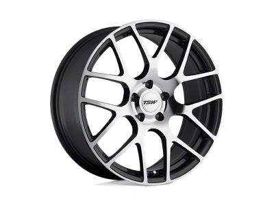 TSW Nurburgring Gunmetal with Mirror Cut Face Wheel; 21x11; 25mm Offset