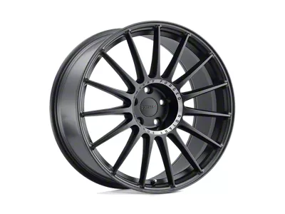 TSW Paddock Semi Gloss Black with Machined Tinted Ring Wheel; 18x8.5; 40mm Offset