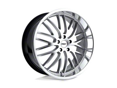 TSW Snetterton Hyper Silver with Mirror Cut Lip Wheel; 20x8.5; 20mm Offset