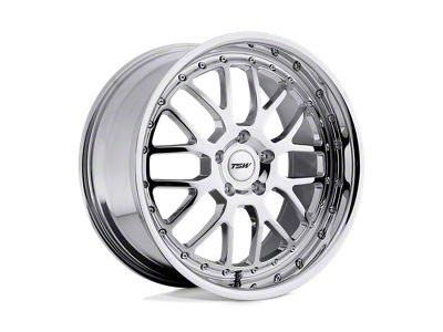 TSW Valencia Chrome Wheel; 18x9.5; 40mm Offset; 5x114.3mm Bolt Pattern; 76.10mm Hub Bore