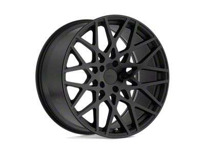 TSW Vale Double Black Wheel; 19x8.5; 35mm Offset; 5x100mm Bolt Pattern; 72.10mm Hub Bore