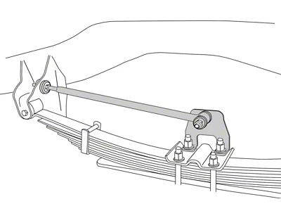 Tuff Country 03-13 Dodge Ram 2500 4wd Traction Bars Pair - 30998