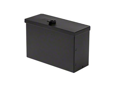 Tuffy Security Products Compact Lockbox with Combination Lock; Black (Universal; Some Adaptation May Be Required)