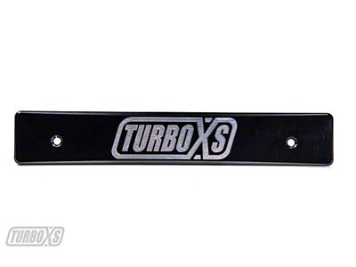 Turbo XS 15-17 Subaru WRX/STi Billet Aluminum License Plate Delete - WS15-LPD-BLK-TXS