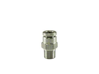 Turbosmart 1/8in NPT to Straight 1/4in Pushloc Stainless Steel - TS-0550-3053