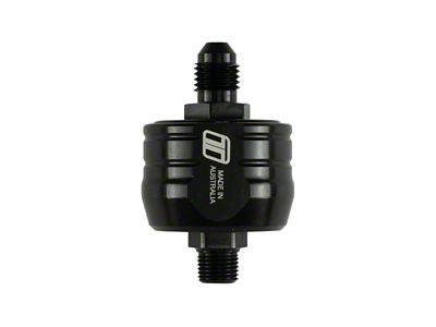 Turbosmart Turbo Oil Filter 44um -4AN Inlet 1/8in NPT Outlet - 0804-2201
