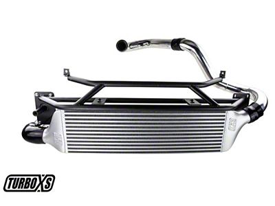 Turbo XS FMIC for 15-16 Subaru WRX - Polished Pipes - W15-FMIC-POL