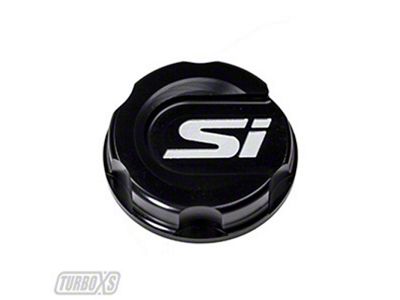 Turbo XS 2016+ Honda Civic Black Oil Cap - HC-OC-BLK-SI