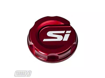 Turbo XS 2016+ Honda Civic Red Oil Cap - HC-OC-RED-SI