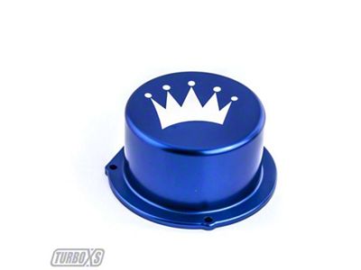 Turbo XS 15-16 Subaru WRX Billet Aluminum Vacuum Pump Cover - W15-VPC-BLU