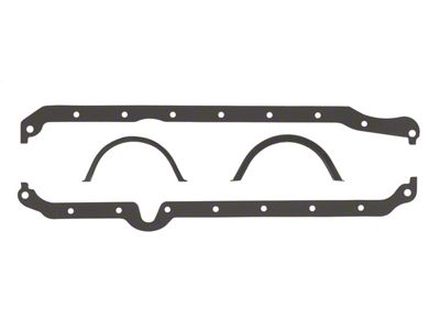 Mr. Gasket Ultra Seal Oil Pan Gasket; Incl. Molded Rubber Front/End Pan Seals; - 5885