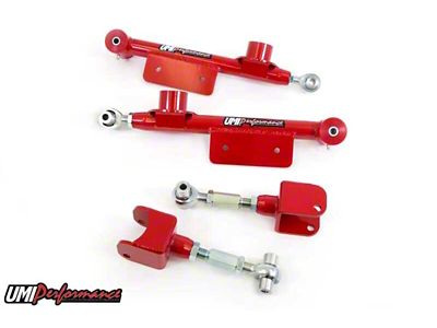 UMI Performance 79-98 Ford Mustang Upper & Lower Rear Control - 101517-R