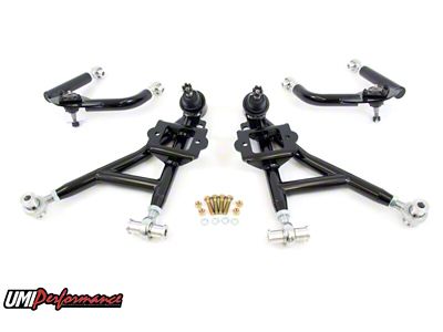 UMI Performance 93-02 GM F-Body Front A-Arm Kit Adjustable Drag - 230010-B