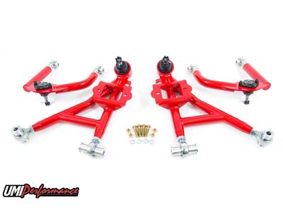 UMI Performance 93-02 GM F-Body Front A-Arm Kit Adjustable Drag - 230010-R