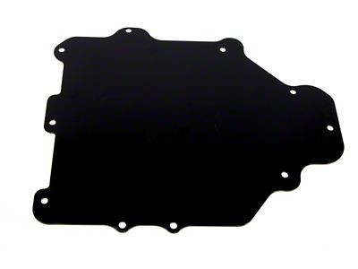 UMI Performance 93-02 GM F-Body HVAC Delete Panel Aluminum Black - 2114-B