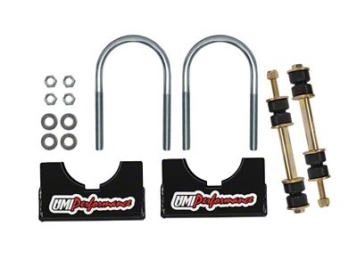 UMI Performance Aftermarket Rear End Sway Bar Installation Kit- 3-1/4in - 2244-325-B