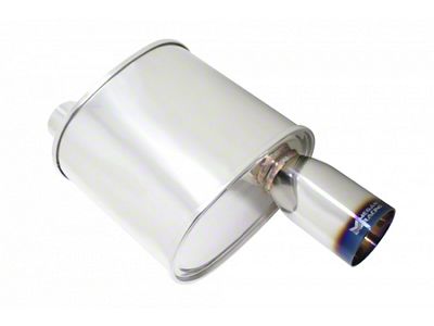 Megan Racing Universal Exhaust F-RT Burnt Tip Muffler - MR-MU-FRT-VO