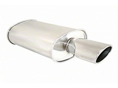 Megan Racing Universal Exhaust O-ST Muffler Single Oval Tip