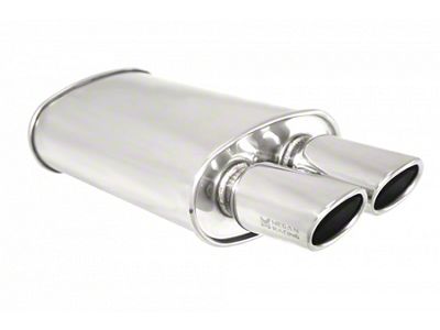 Megan Racing Universal Exhaust O-VA Muffler Dual Oval Tips