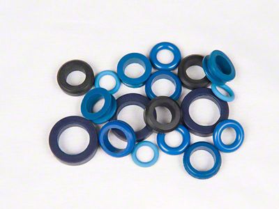 Fuel Injector Clinic Universal seal kit for 6 cyl injectors w/14mm seals - SLK UNIV 14mm x 6
