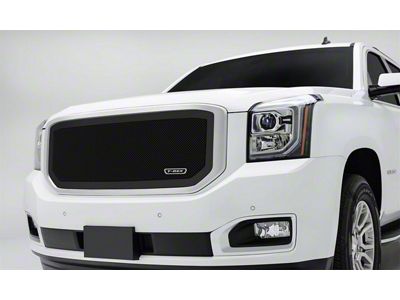T-REX Grilles Upper Class Series Mesh Grille; Small Mesh; Mild Steel; Black; 1 Pc; Insert; - 51169