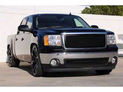 T-REX Grilles Upper Class Series Mesh Grille; Small Mesh; Mild Steel; Black; 1 Pc; Insert; - 51205