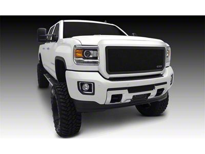 T-REX Grilles Upper Class Series Mesh Grille; Small Mesh; Mild Steel; Black; 1 Pc; Insert; - 51211