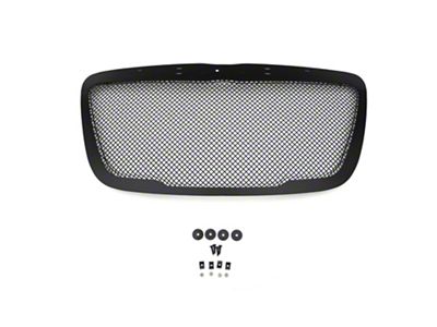 T-REX Grilles Upper Class Series Mesh Grille; Small Mesh; Mild Steel; Black; 1 Pc; Insert; - 51433