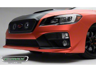 T-REX Grilles Upper Class Series Mesh Grille; Small Mesh; Mild Steel; Black; 1 Pc; Insert; - 51982