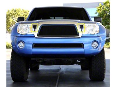 T-REX Grilles Upper Class Series Side Vent; Small Mesh; Mild Steel; Black; 2 Pc; Bolt-On; - 51896