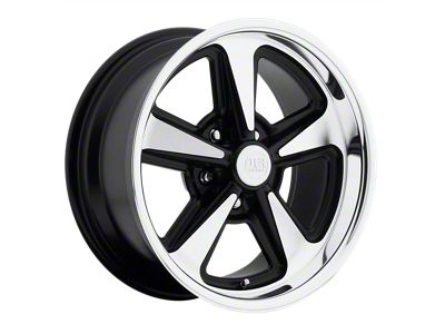 US Mag Bandit Matte Black Machined Wheel; 18x8; 1mm Offset