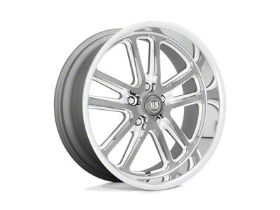 US Mag Bullet Textured Gunmetal with Milled Edges Wheel; 18x9.5; 1mm Offset