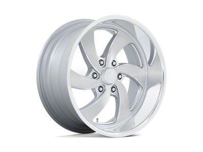 US Mag Desperado Silver Brushed Face Milled Diamond Cut Milled Wheel; 20x8; 1mm Offset
