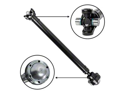 Yukon Gear Front Driveshaft for Ford Explorer/Mercury Mountaineer w/29.625in Flange - ZDS9293