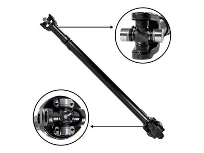 Yukon Gear Front Driveshaft for Jeep Wrangler 38-1/4in Center to - ZDS9765