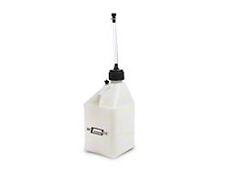 Mr. Gasket Utility Jug; w/Filler Hose; 5 Gallon; White; Plastic; - 36953G