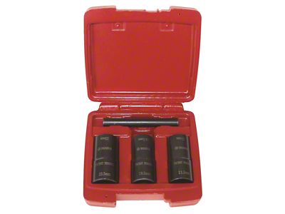 Milton 1/2-Inch Drive Dual Sided Socket Lug Nut Removal Kit with Punch