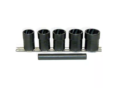 Milton 1/2-Inch Drive Twist Socket Fastener Removal System; 6-Piece