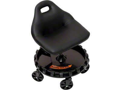 Traxion ProGear Mobile Rolling Gear Race Seat; Carbon Fiber