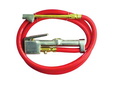 Milton Tire Inflator Gauge with Dual Head Straight Chuck