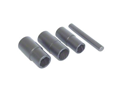Milton Twist Socket Lug Nut Removal Kit; 4-Piece