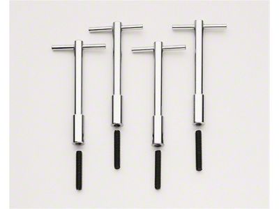 Mr. Gasket Valve Cover T-Bar Wing Bolts; L-3.5 in.; 4 pc.; - 9818