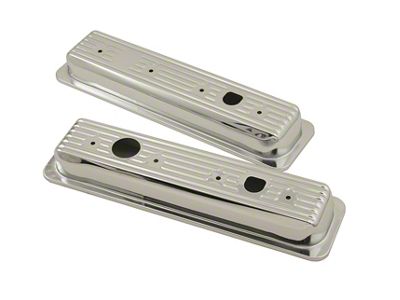 Mr. Gasket Valve Cover; Valve Cover Cap; Center Hold Down Style; Pair; - 9847